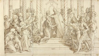 The Coronation of Charlemagne by Julius Schnorr von Carolsfeld